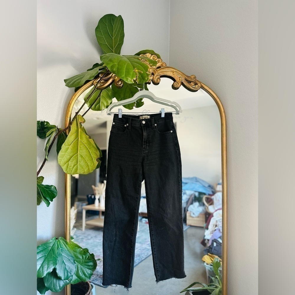 Madewell perfect vintage jeans black size 24p